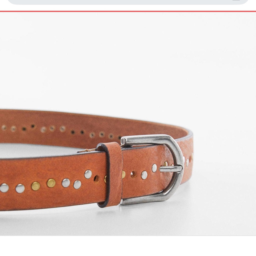 Leather belt